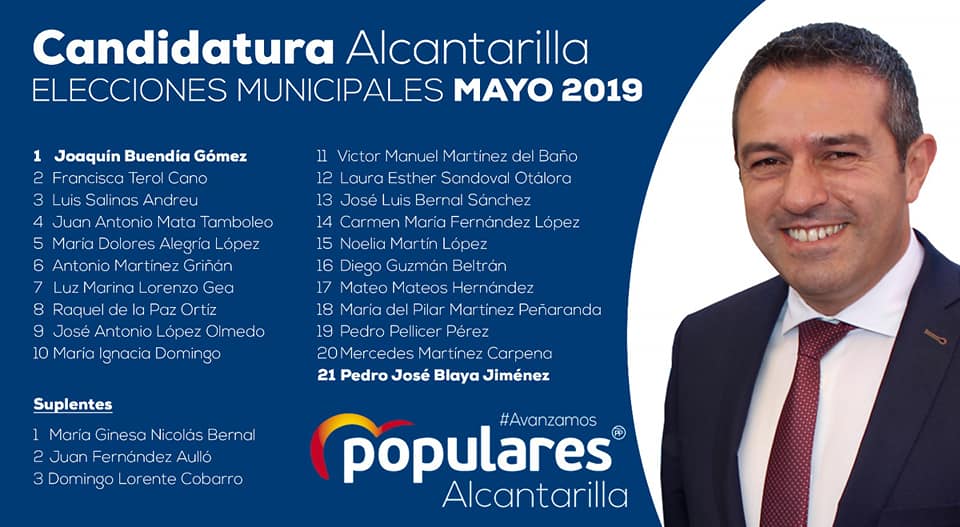 Candidatura Elecciones Municipales Mayo 2019
