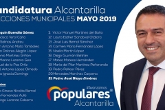 Candidatura Alcantarilla Elecciones Municipales Mayo 2019