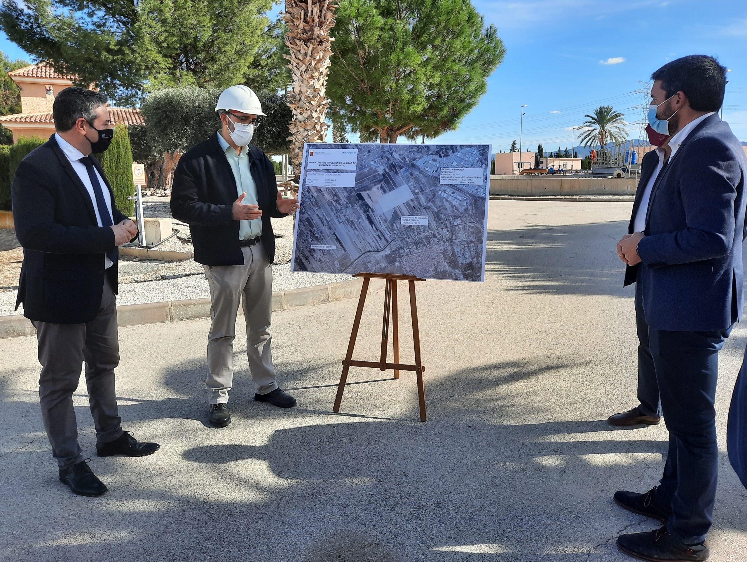 sistema de conducción y bombeo de aguas residuales